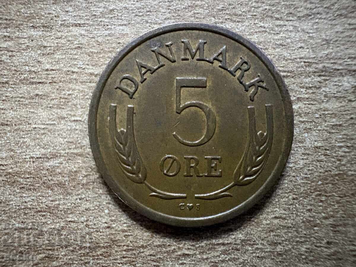 Denmark - 5 Ore (1964)