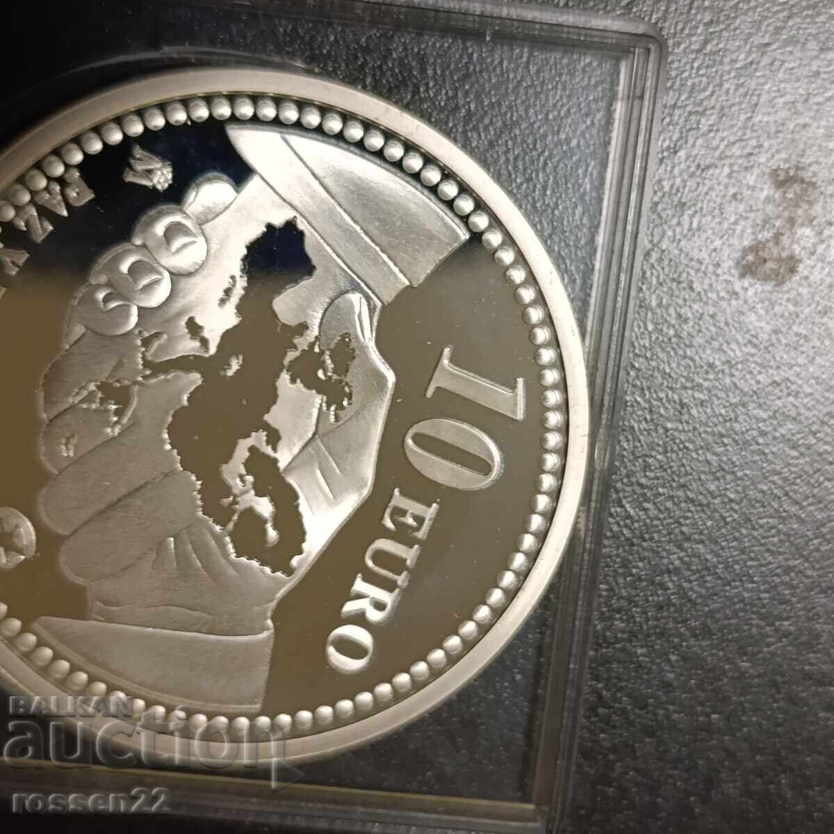 10 euro Srebro-Ispania  2004