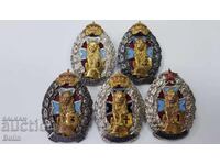 5 броя Царски Знаци, Знак За Раняване, Посмъртен