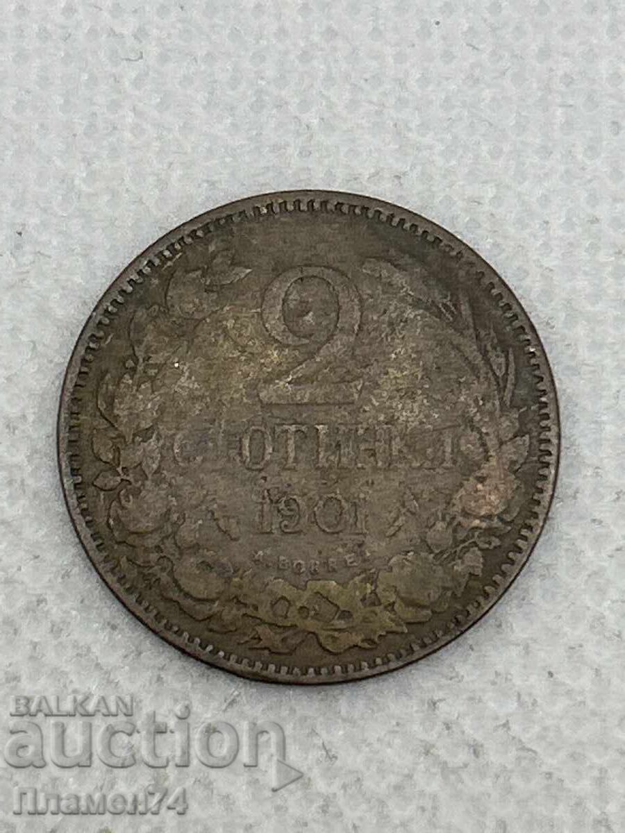 2 stotinki 1901g Bulgaria 2 stotinki 1901g Bulgaria