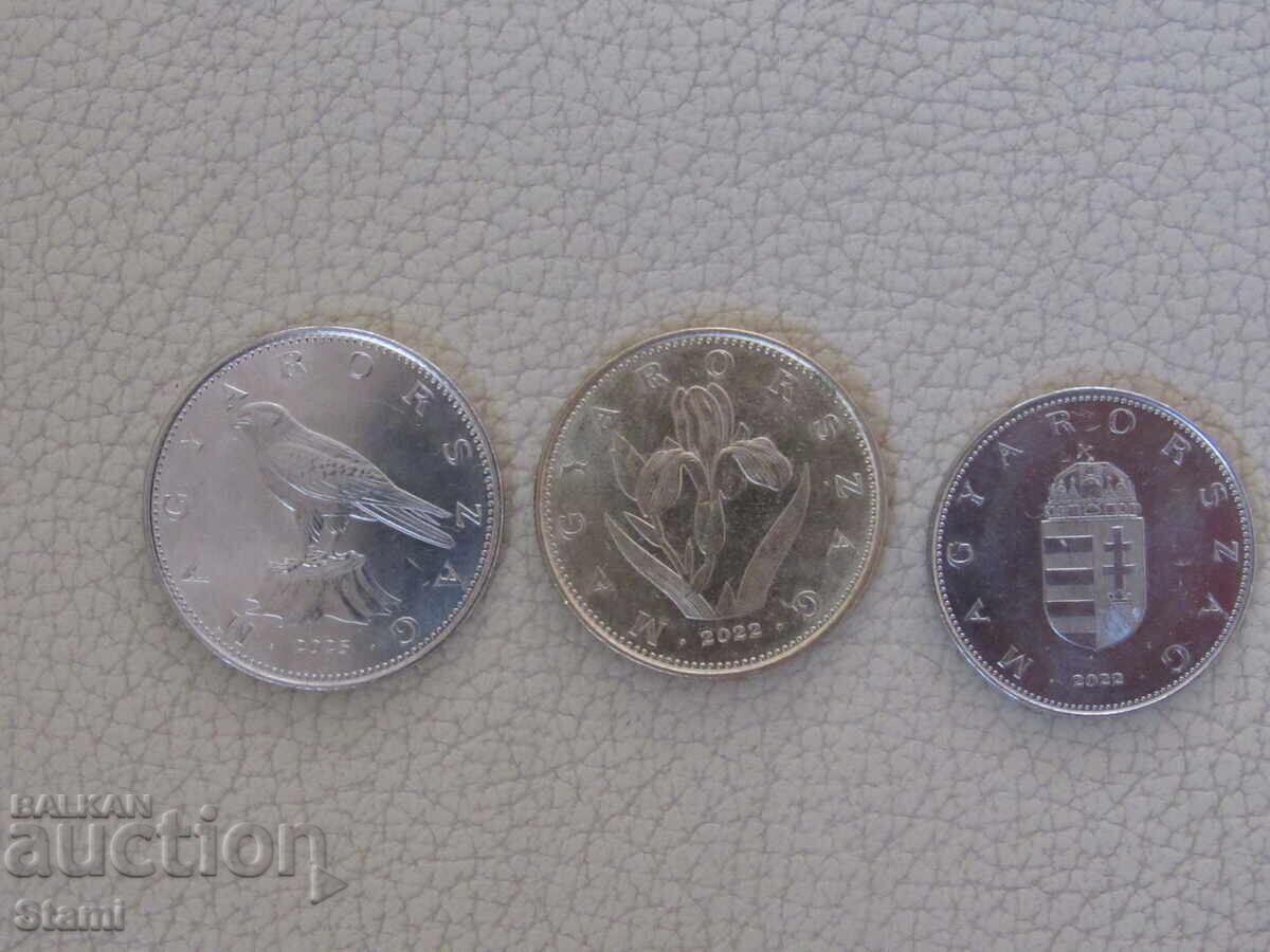 Licitație Set de 10, 20 și 50 de forinți, Ungaria, perfecte, 70D