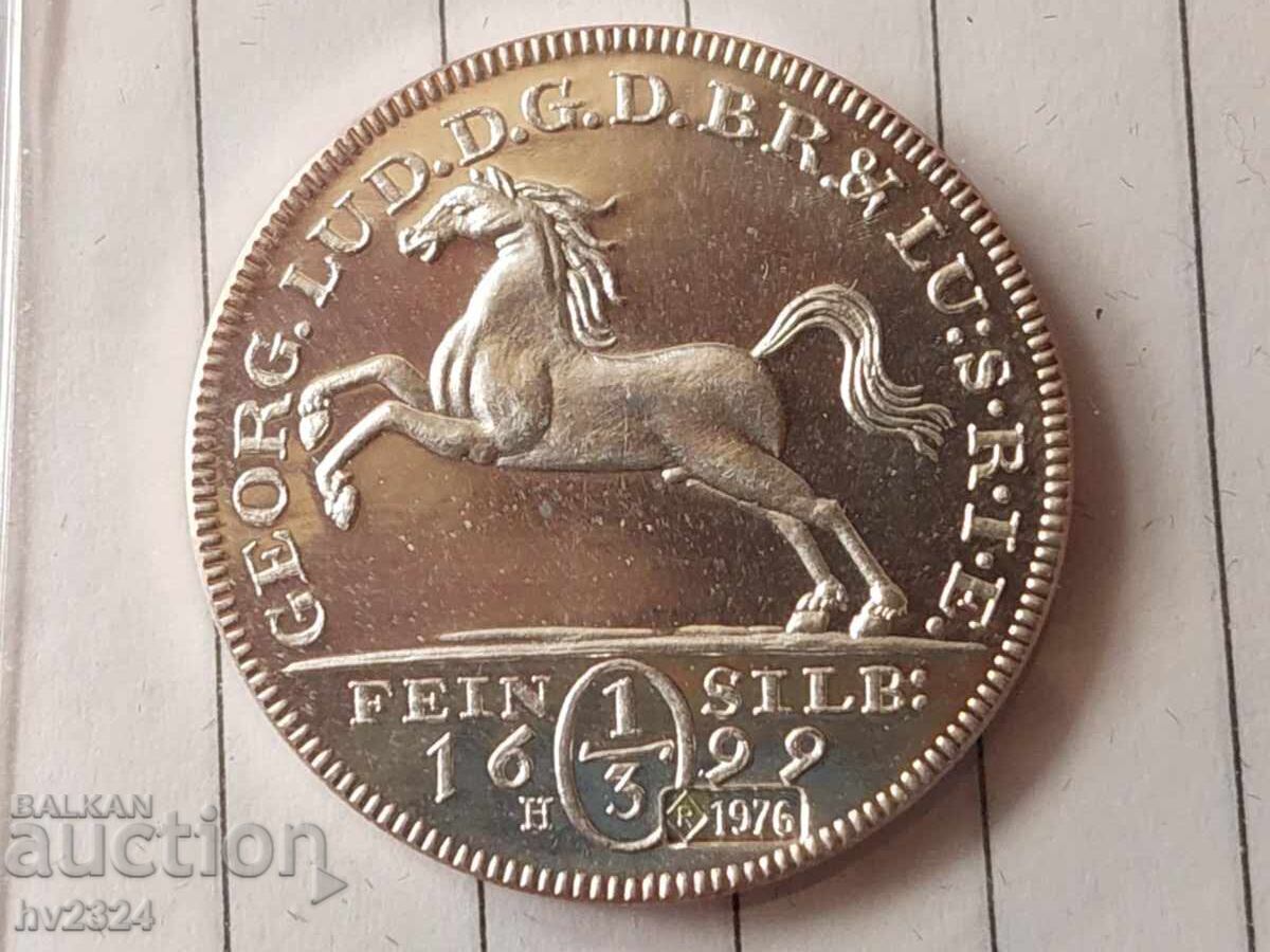Braunschweig Calenberg Hanovra 1/3 Taler 1699 restrike