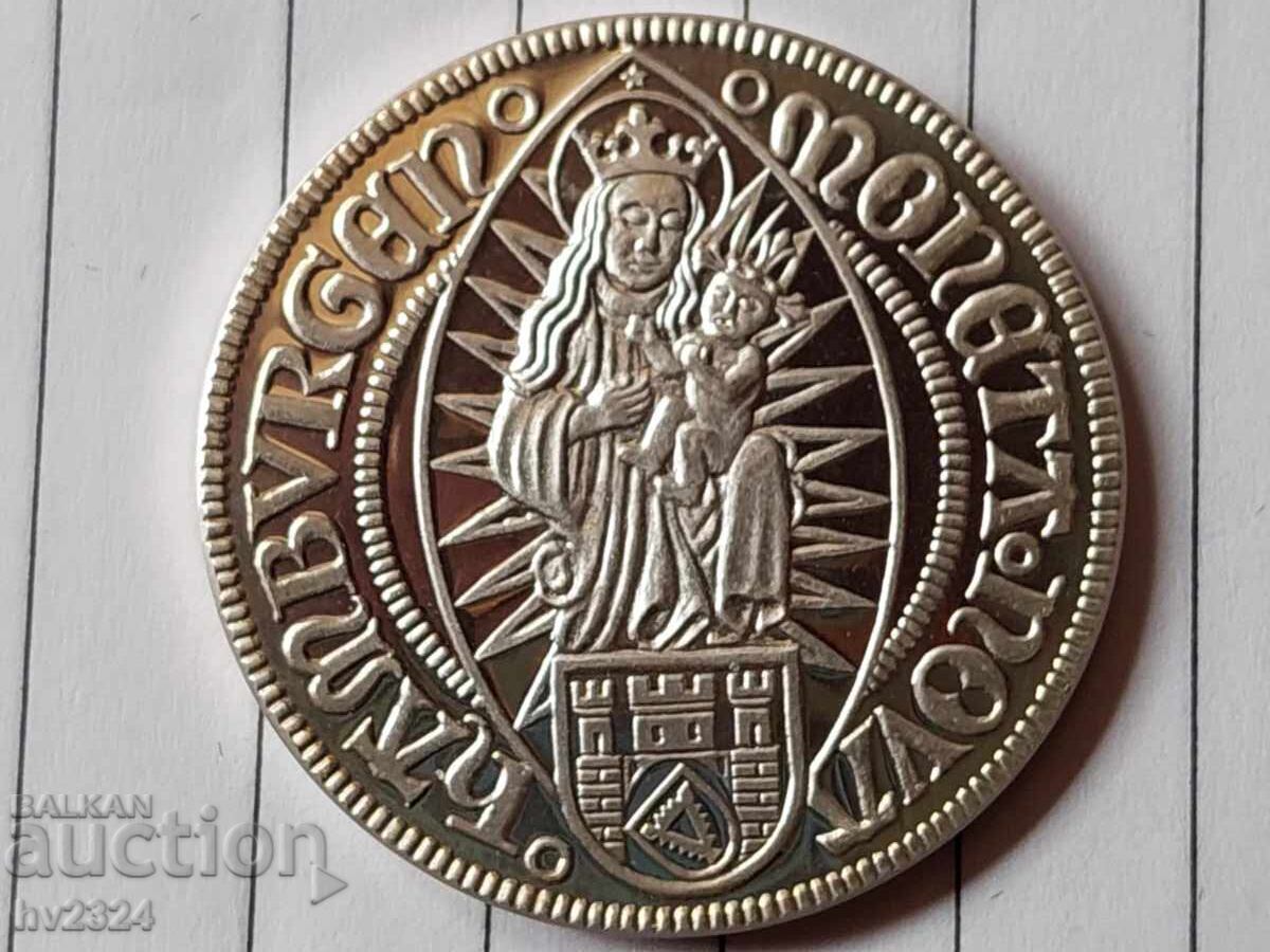 Taler Hamburg 1706 probă, restrike cu preț € 60.00 | 117.35 BGN