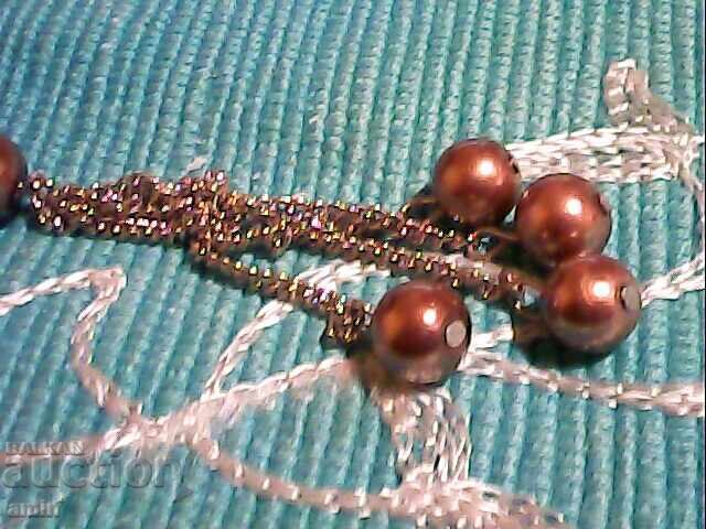 Frumos colier de perle chihlimbar cu preț € 7.00 | 13.69 BGN