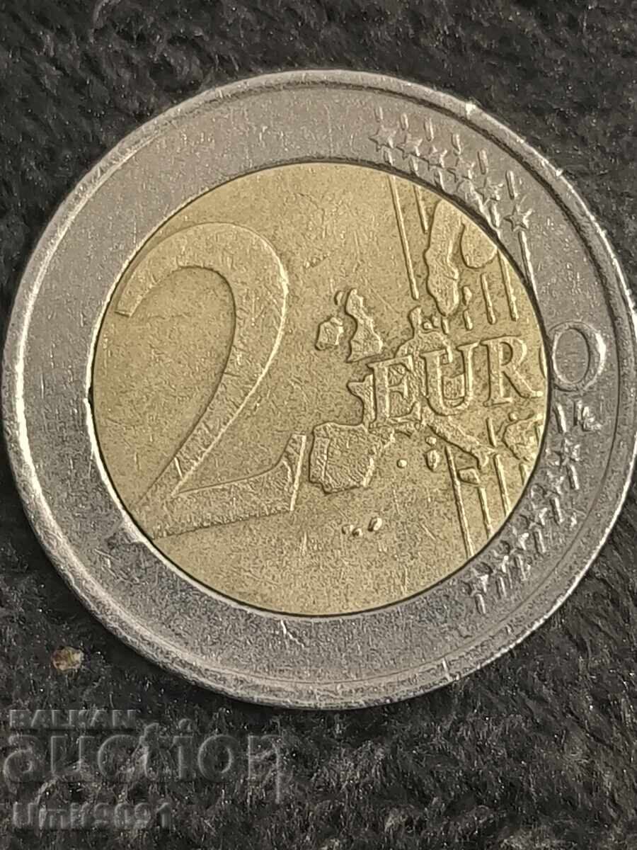 Нидерландия 2 евро 2001г с цена € 30.00 | 58.67 лв.