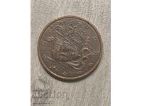 French 2-cent coin from 2007