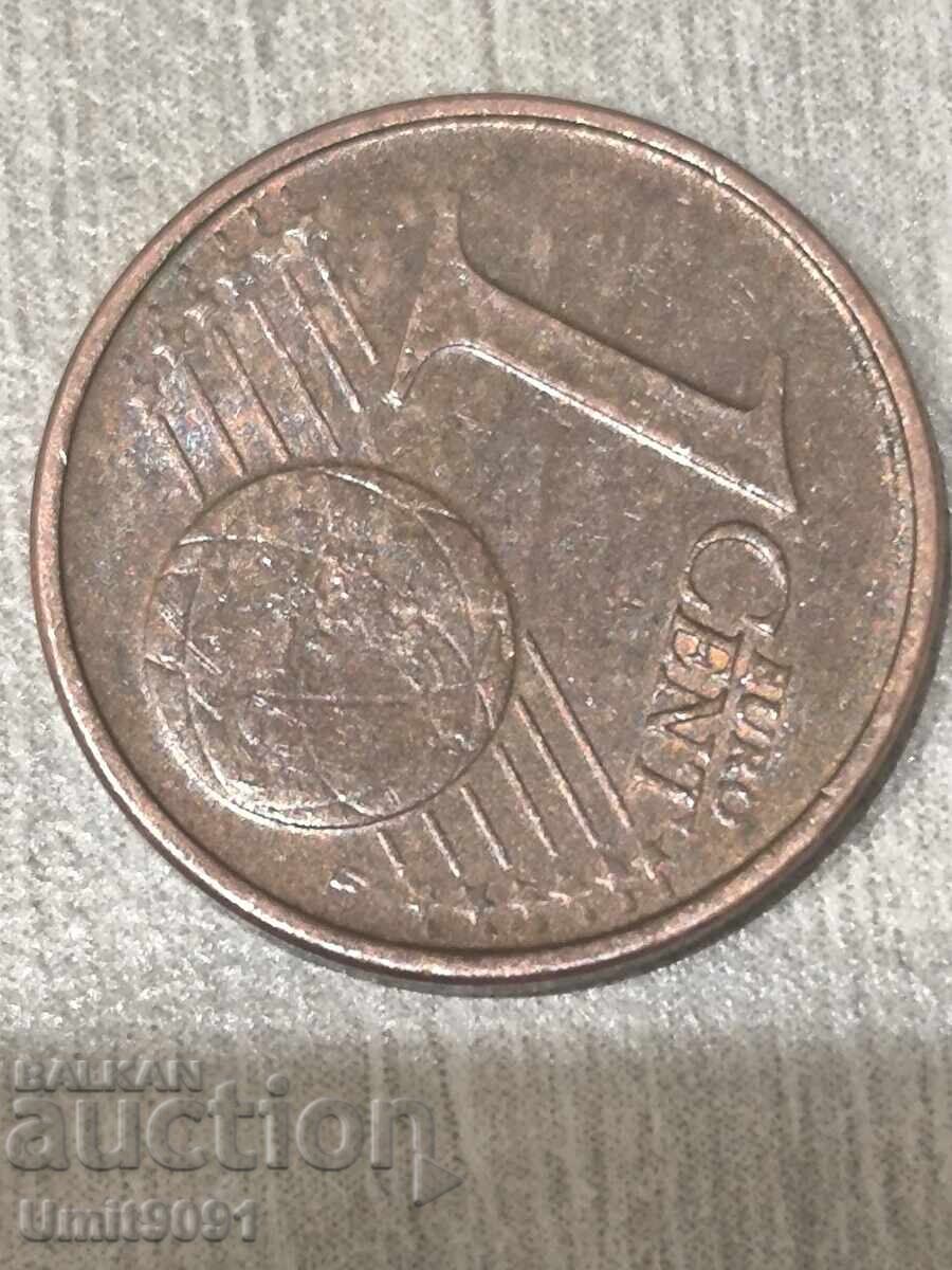 Гърция 1цент евро 2004г с цена € 45.00 | 88.01 лв.