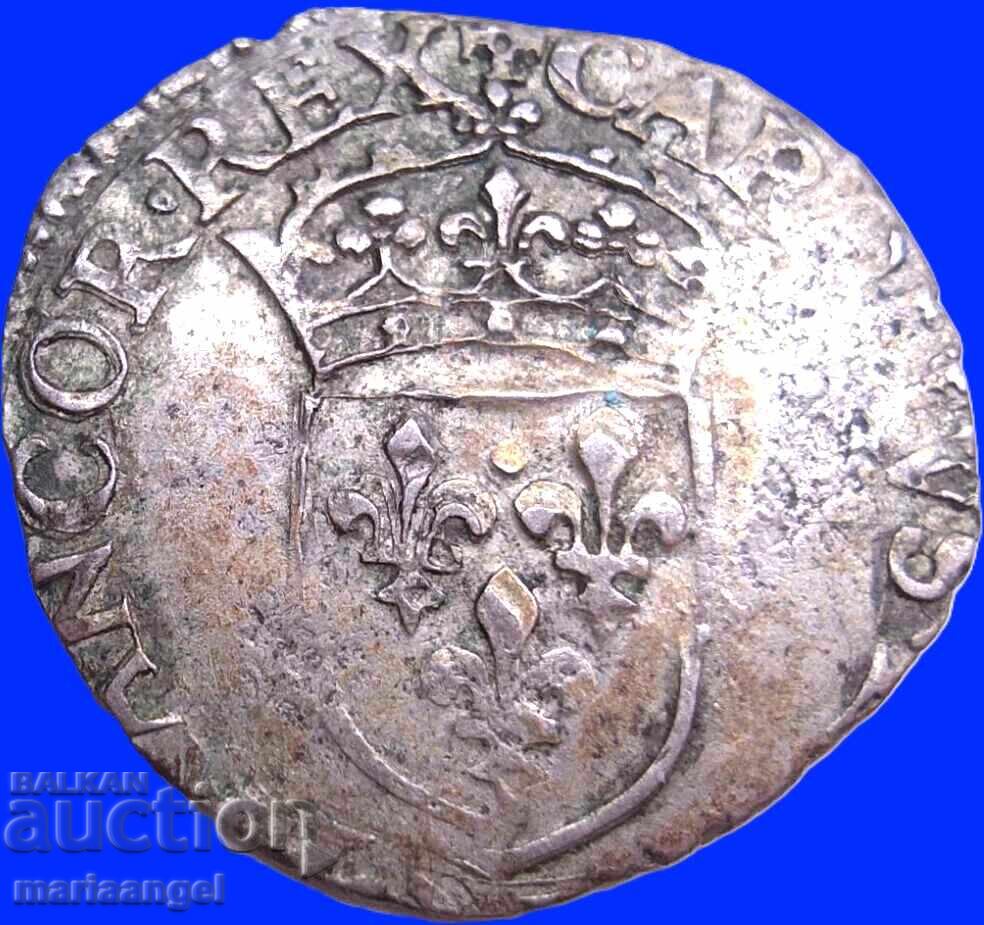 Franța 1 Sol R - Rouen 1560-1574 Carol al IX-lea Troyes cu preț € 56.00 | 109.53 BGN Franța 1 Sol R - Rouen 1560-1574 Carol al IX-lea Troyes cu preț € 56.00 | 109.53 BGN
