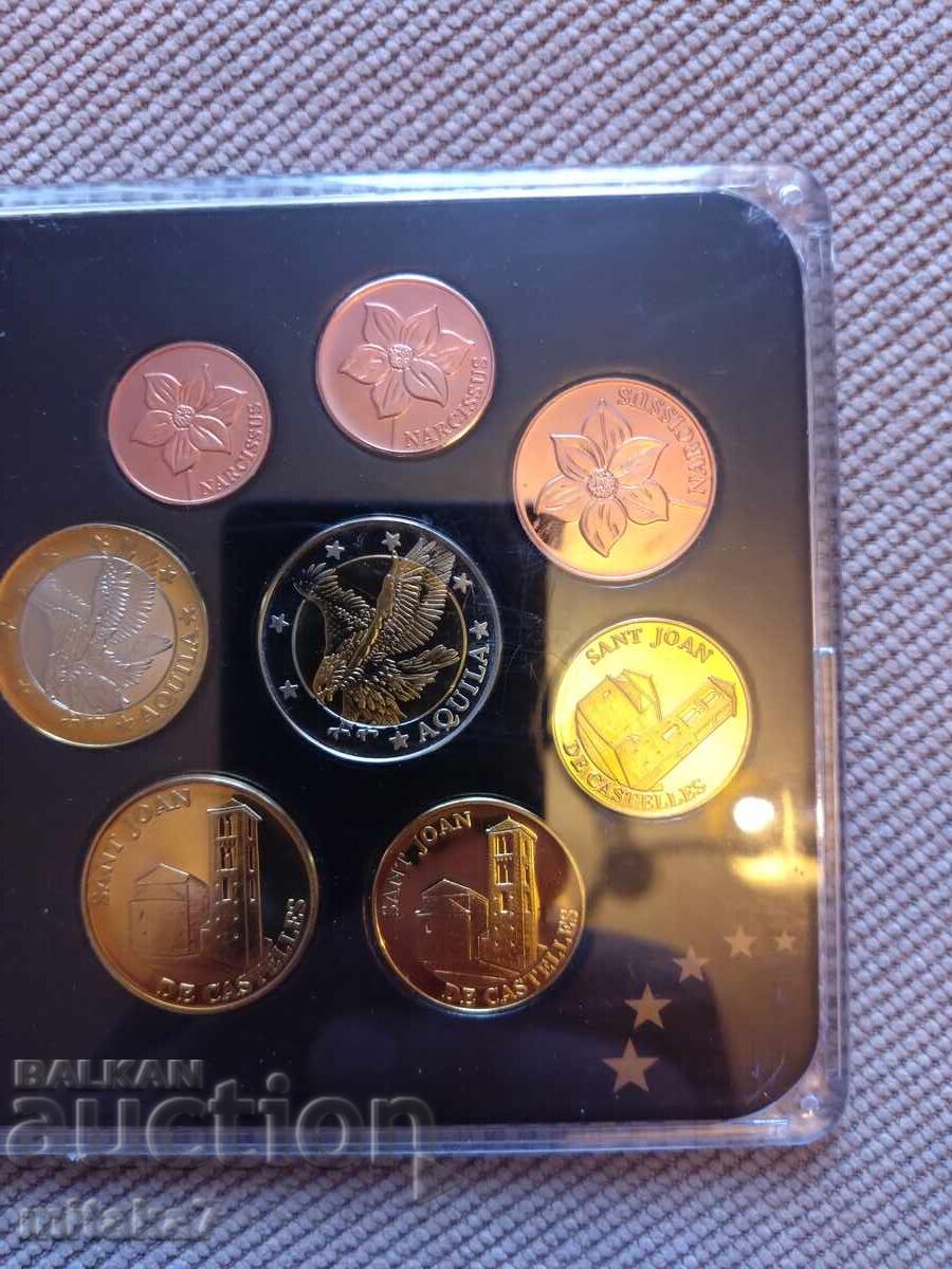 Сет пробни евромонети, Андора с цена € 14.00 | 27.38 лв.