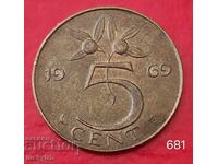 5 σεντ 1969 "C" - Ολλανδία