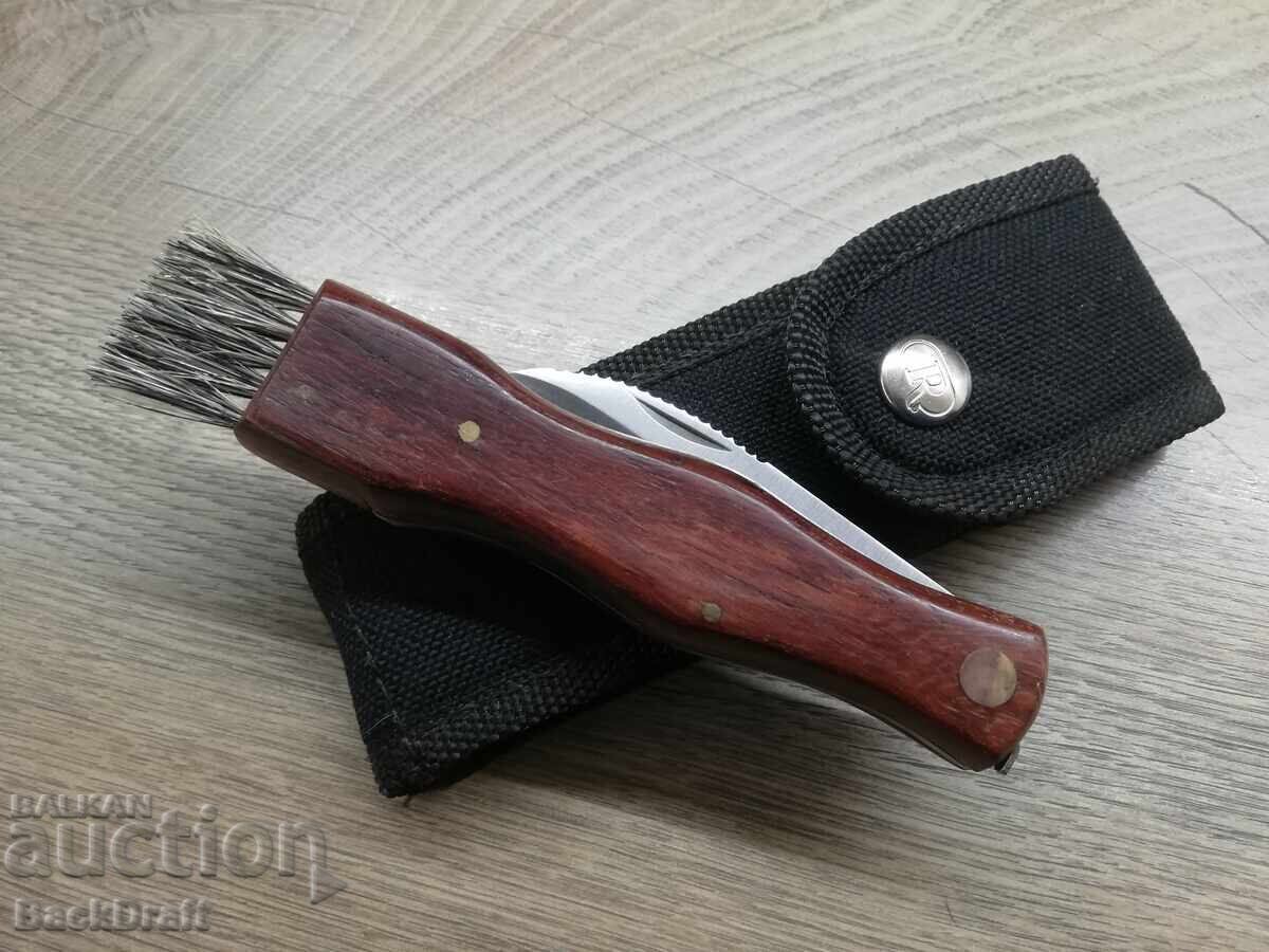 Cuțit de buzunar Editions Atlas Ciuperci, Perie, Cuțit pentru cules ciuperci Lamă - 5