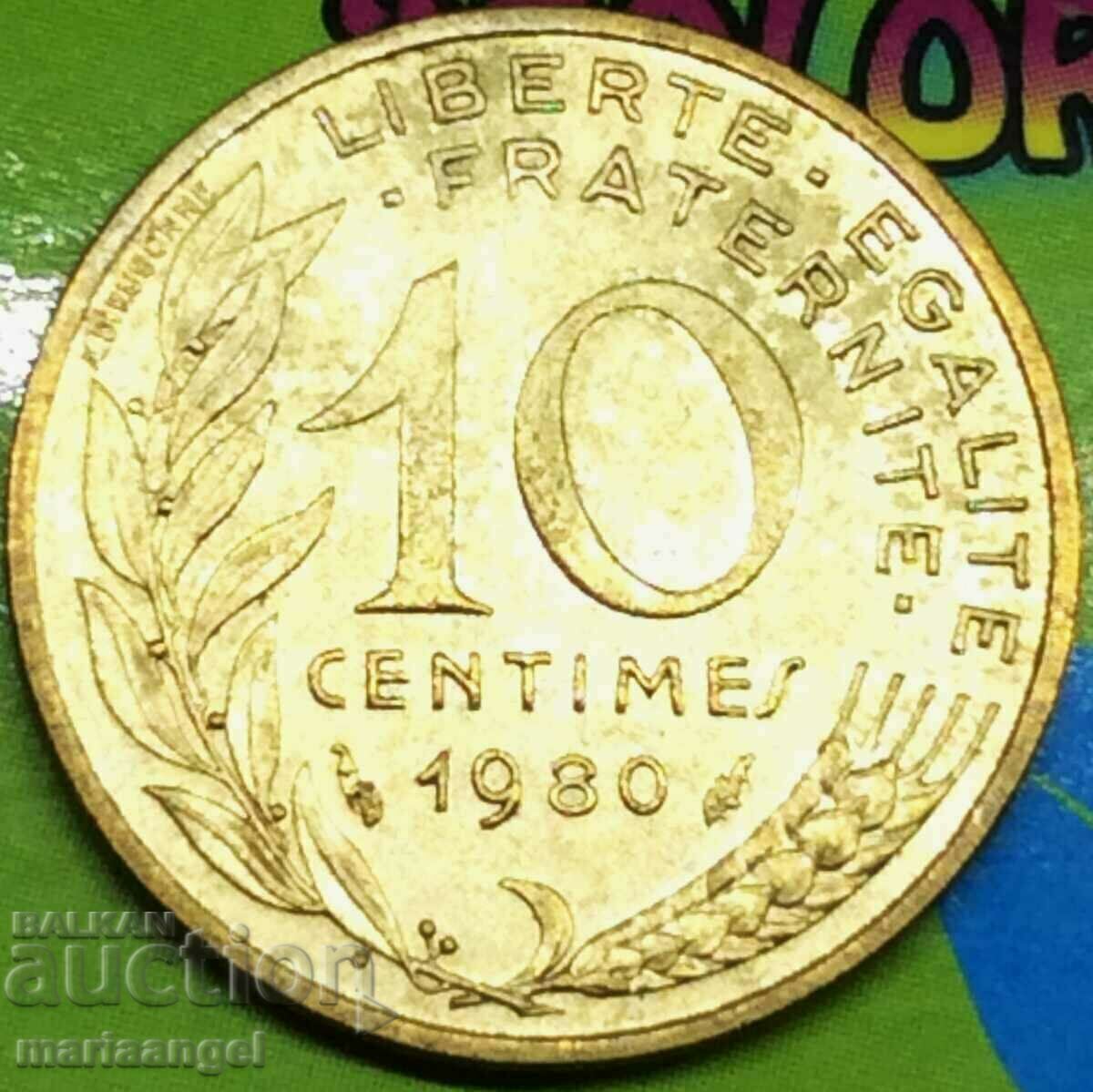 Γαλλία 10 εκατοστά 1980