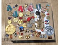 Голям лот медали,плакети,значки,знаци ! От 0,01€