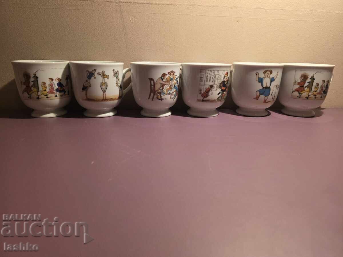 Cești de cafea din porțelan