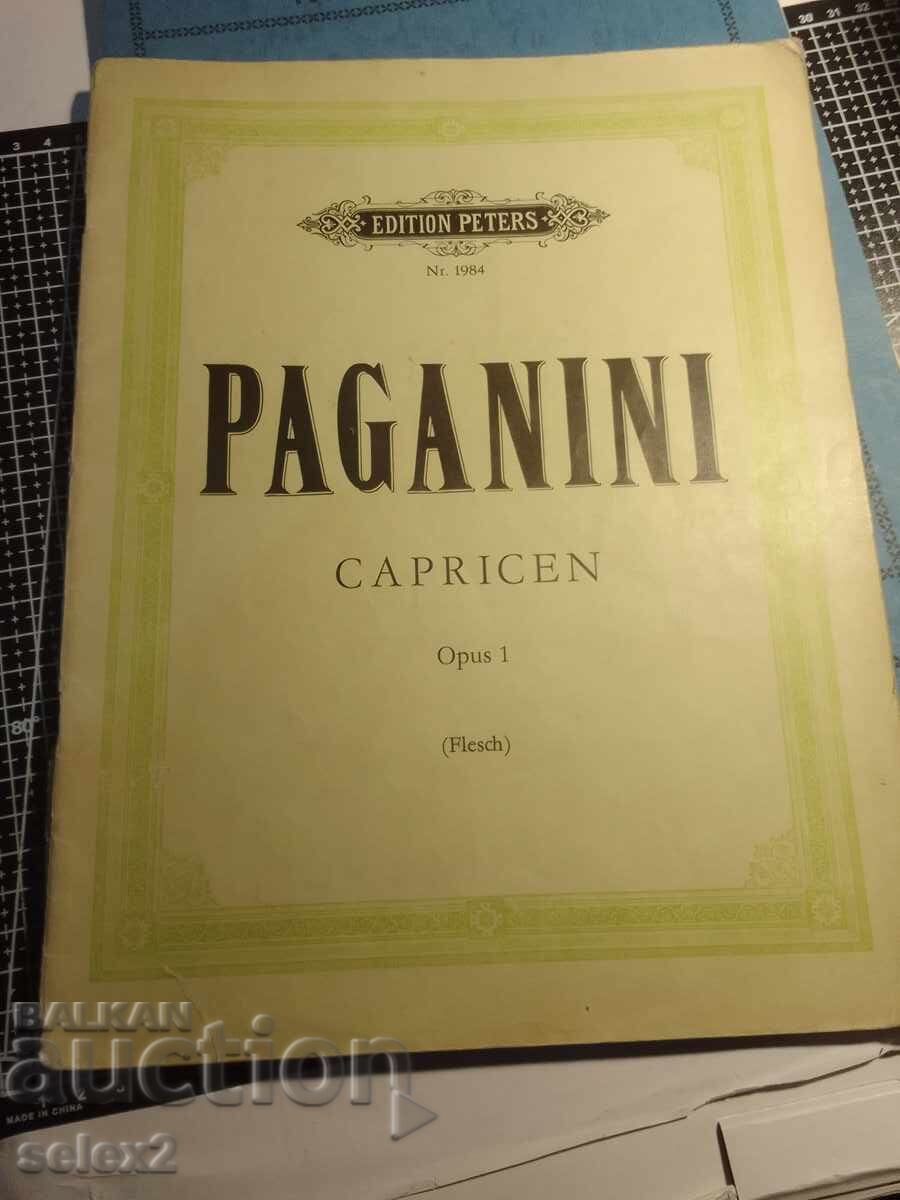 Нотно издание - Паганини