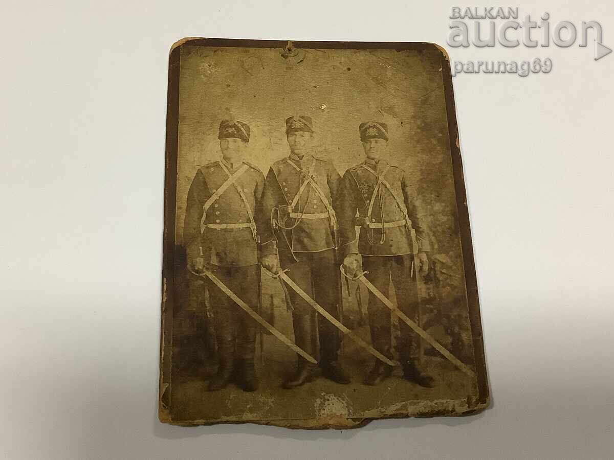 Πριγκιπάτο της Βουλγαρίας Αυθεντική στρατιωτική φωτογραφία σε χαρτόνι