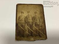 Principatul Bulgariei Fotografie militară originală pe carton