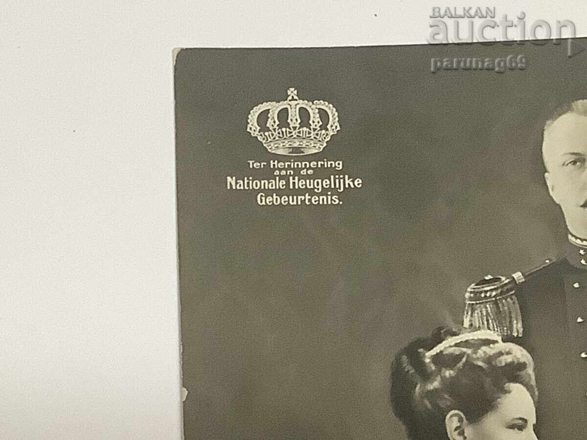 Belgia - carte poștală cu familia regală, anul 1910 cu preț € 6.00 | 11.74 BGN