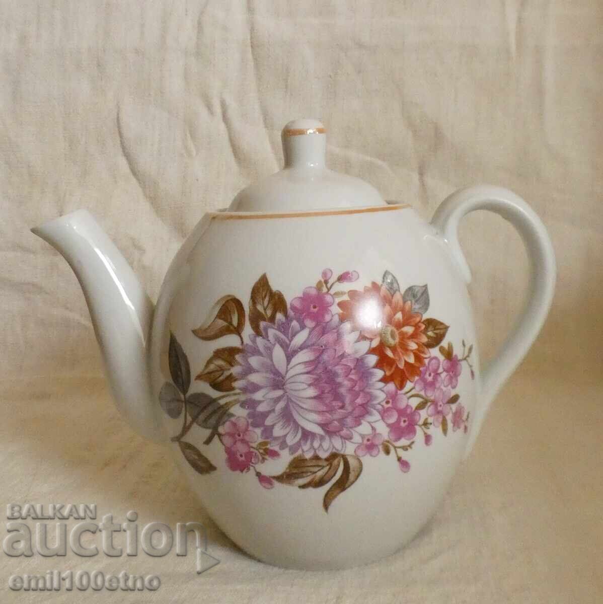 Ceainic porțelan Kuzeevsk URSS Ceainic porțelan Kuzeevsk URSS