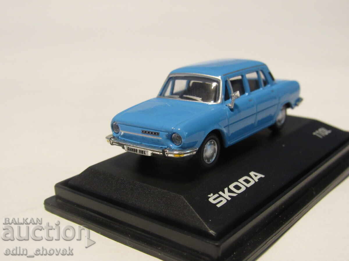 1/72 Abrex Skoda 110L 1973 metal collectible car