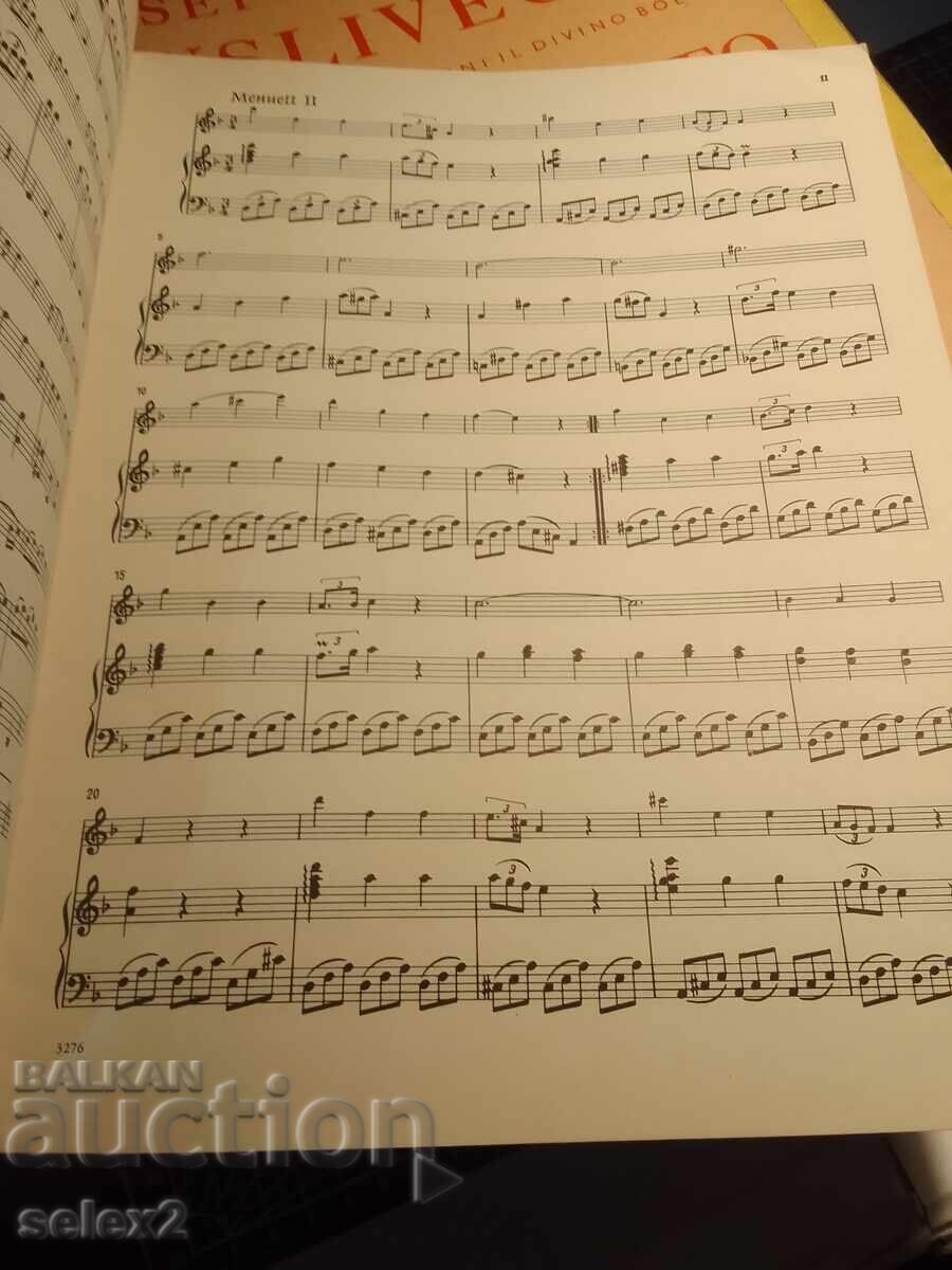 Licitație Partitură - Johann Krebs