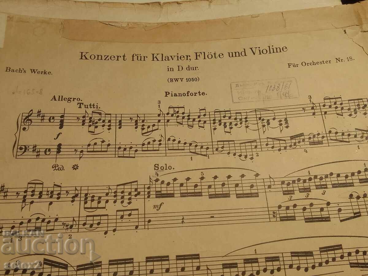 Licitație Partituri muzicale