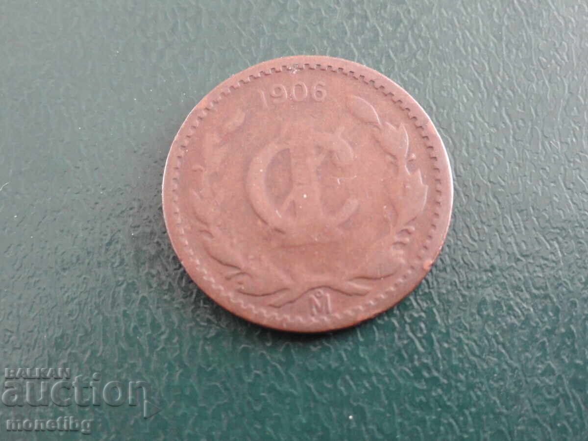 Licitație Mexic 1906 - 1 centavo Licitație Mexic 1906 - 1 centavo
