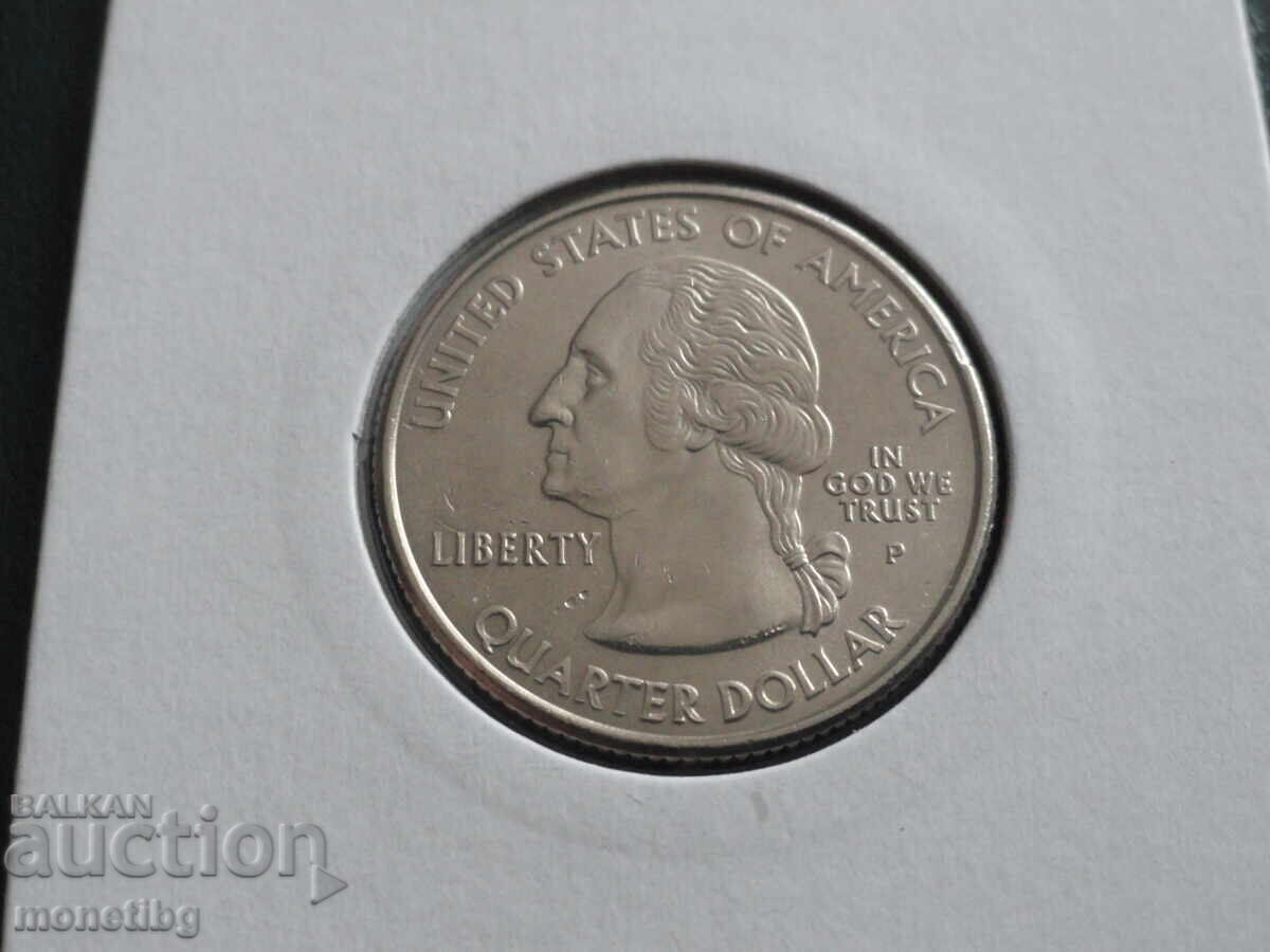 SUA 2000 - 1/4 dolar ''Statul Massachusetts'' cu preț € 1.40 | 2.74 BGN