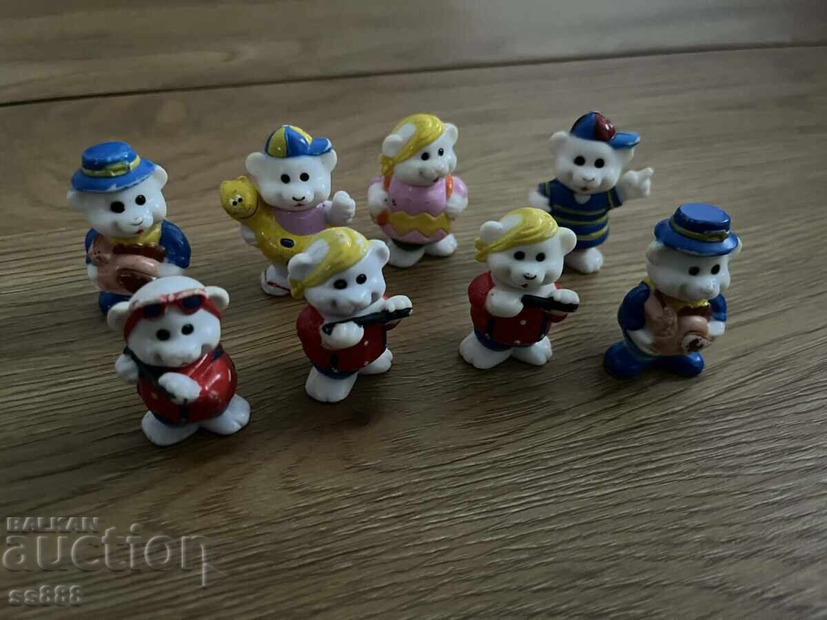 Retro children's toys from eggs