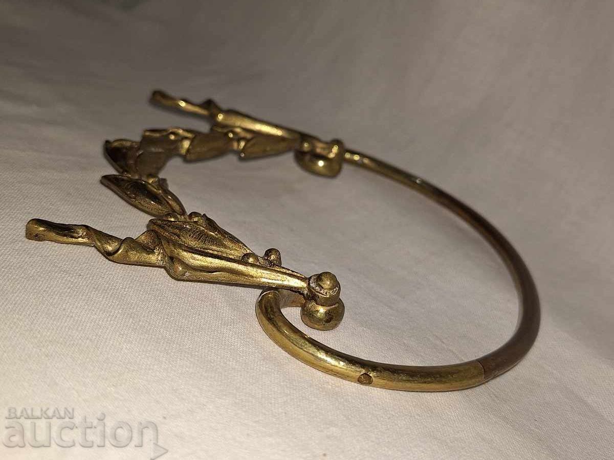 Aplicații ornamentale vechi din bronz, două bucăți - 5