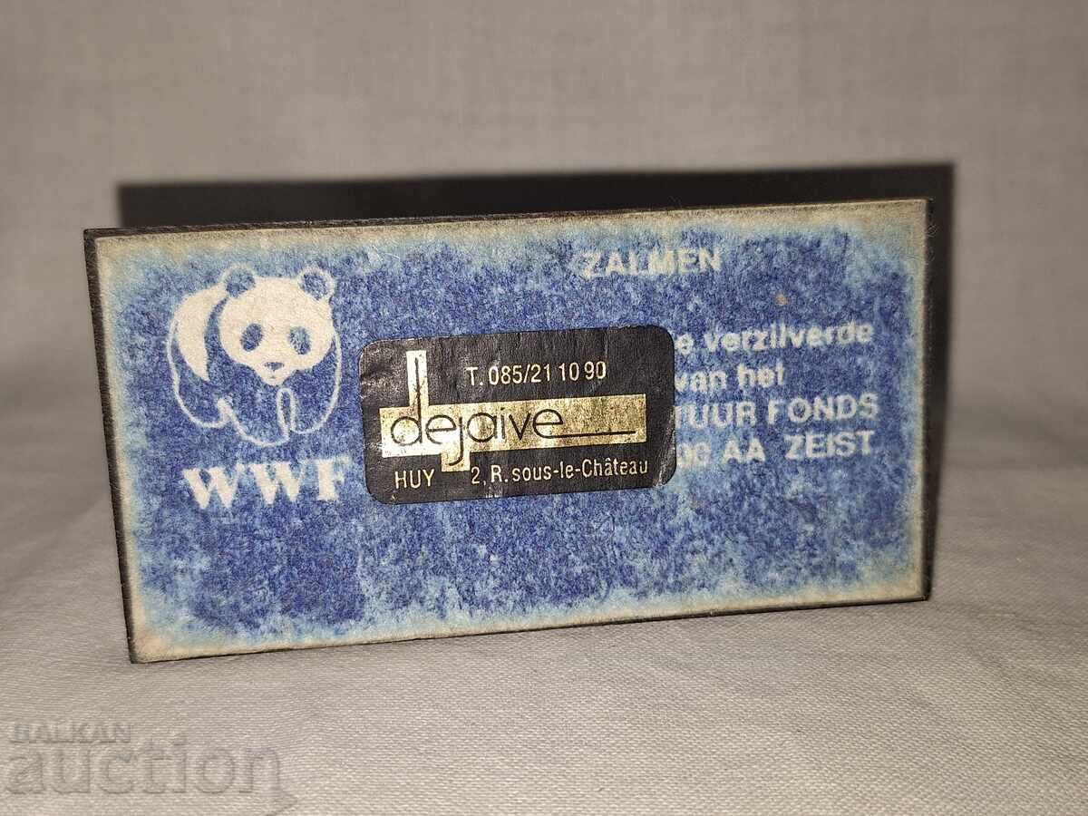 Plastică argintată -- WWF -- pereche de pești - 7