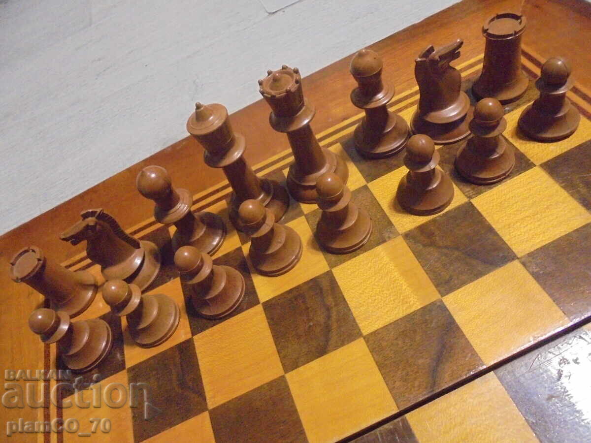 Παράδοση №*8482 Παλιό σετ - σκάκι και τάβλι
