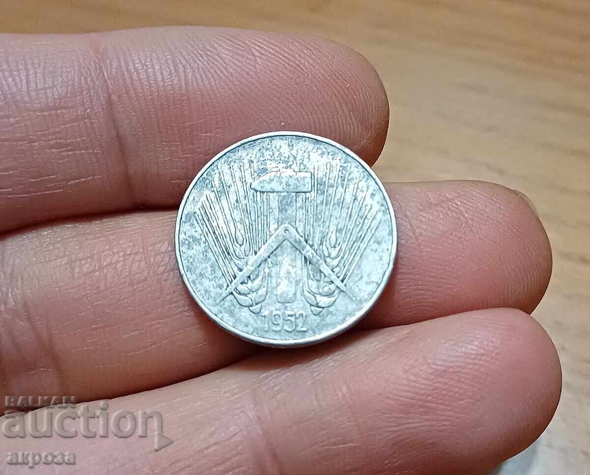 10 Pfennig RDG 1952 rare cu preț € 0.25 | 0.49 BGN