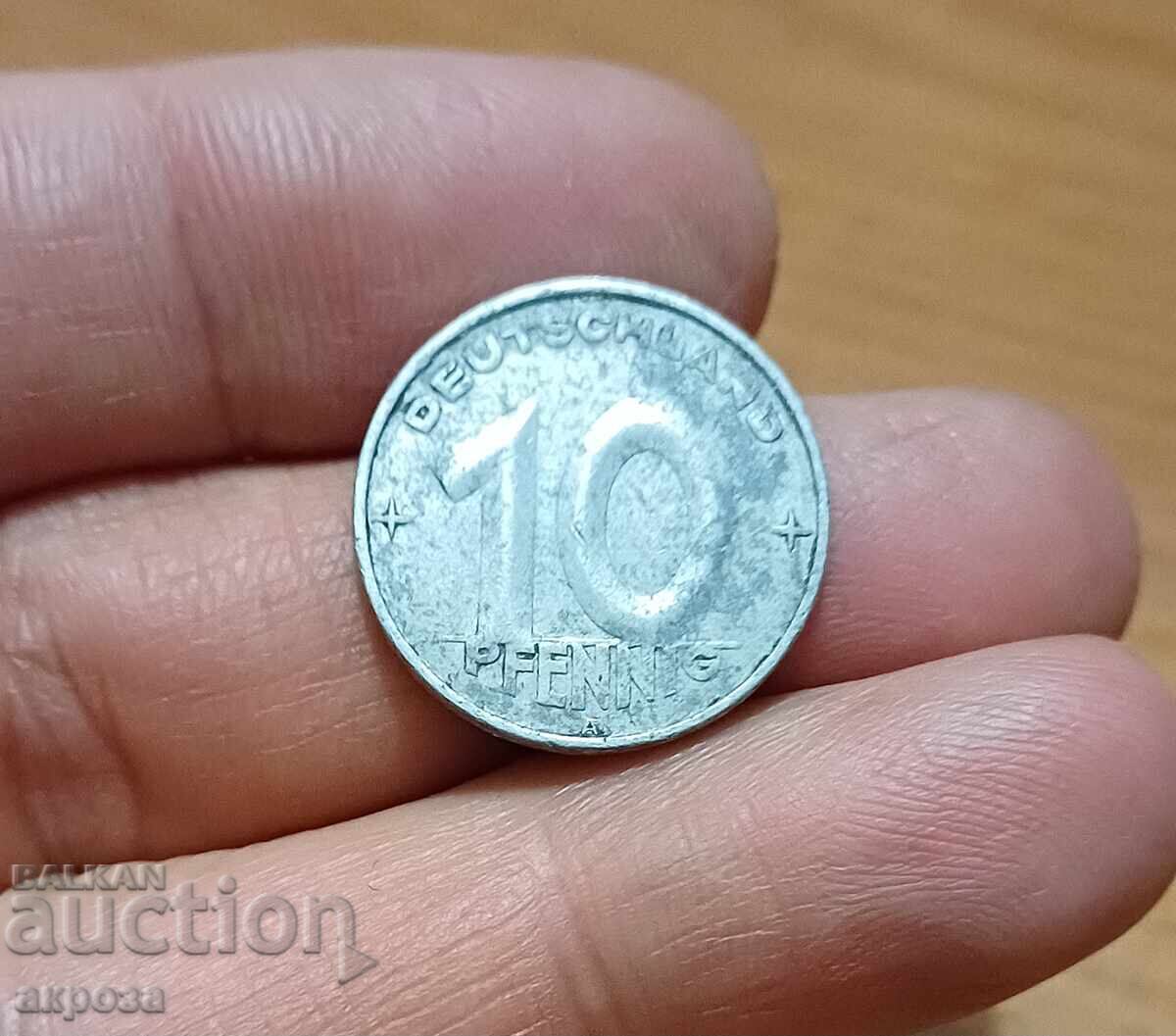 10 Pfennig RDG 1952 rare