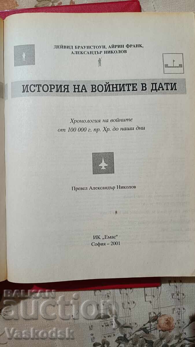 Аукцион ИСТОРИЯ НА ВОЙНИТЕ В ДАТИ
