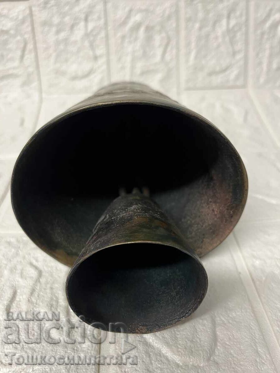 Cazan vechi, autentic, de bronz - 5