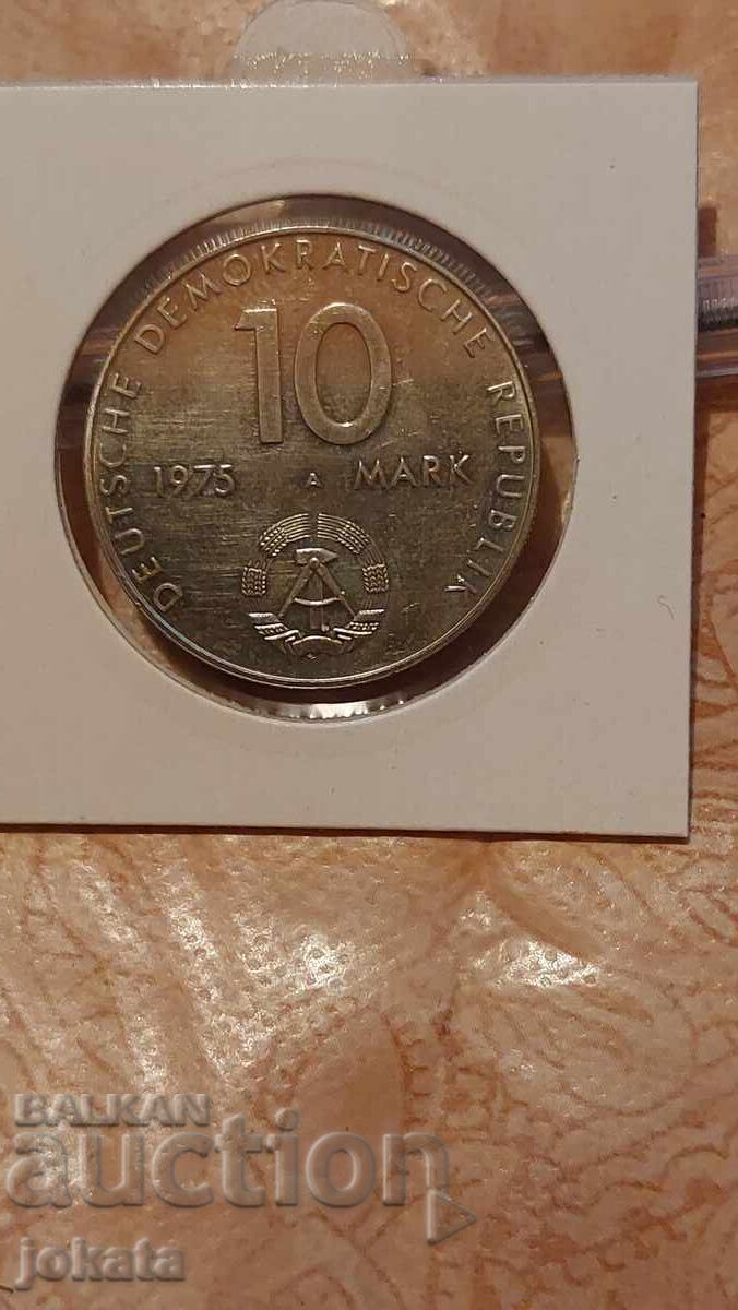 10 μάρκα Ανατολικής Γερμανίας με τιμή € 10.00 | 19.56 BGN 10 μάρκα Ανατολικής Γερμανίας με τιμή € 10.00 | 19.56 BGN