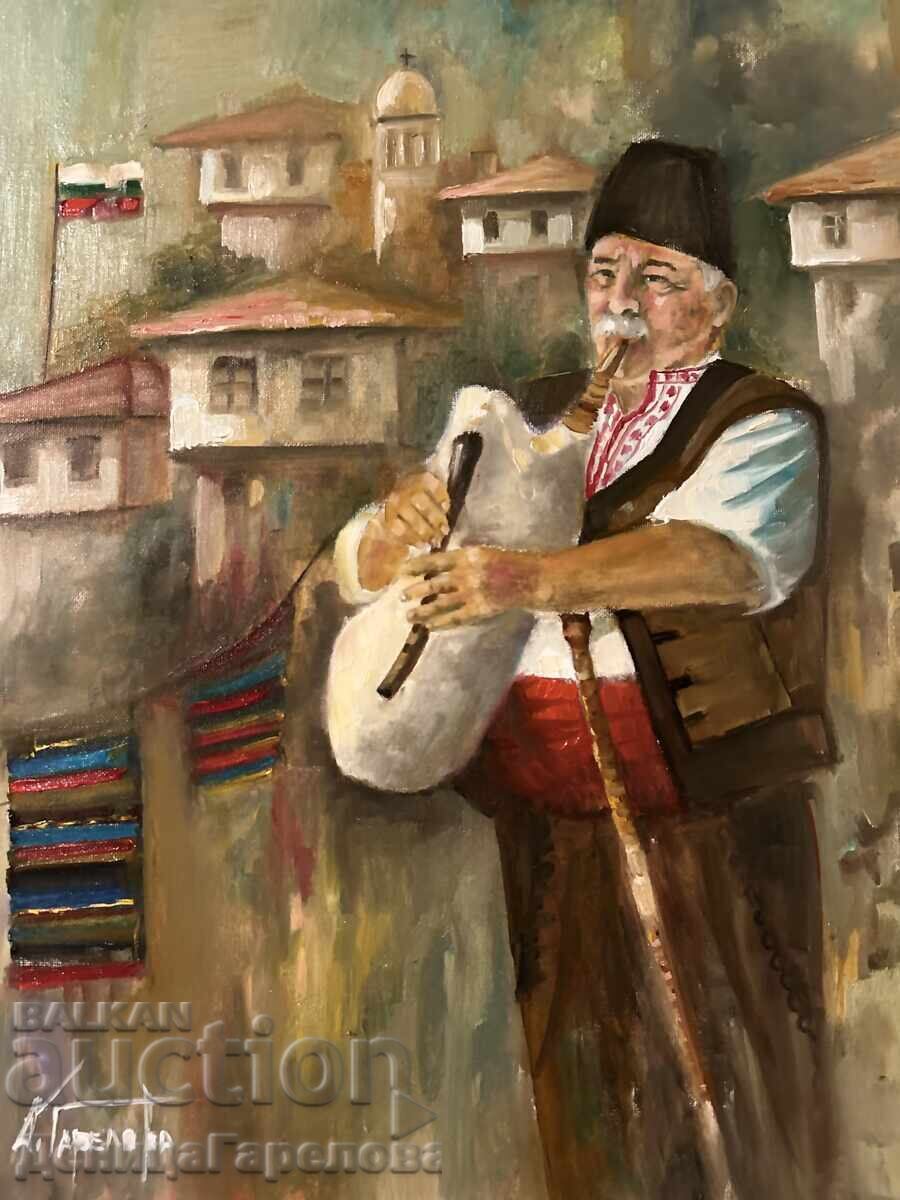 Denitsa Garelova tablou 50/40 „Muzică populară”