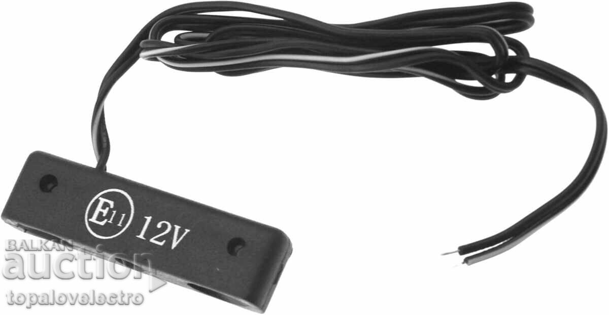 NOU! Iluminare LED pentru număr spate – 3 LED-uri, 12V, lumină albă