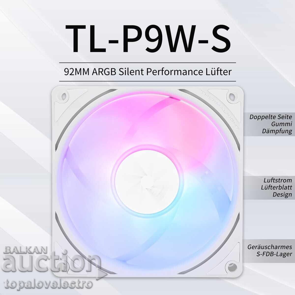 NOU! Ventilator ARGB pentru CPU Thermalright TL-P9W-S 92mm PWM – cu preț € 5.00 | 9.78 BGN