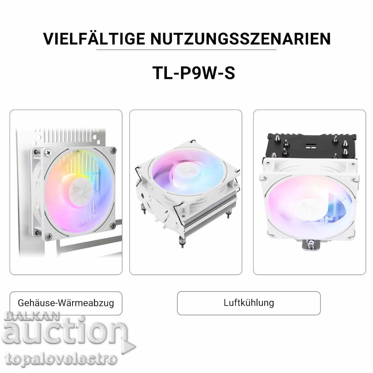 Livrarea NOU! Ventilator ARGB pentru CPU Thermalright TL-P9W-S 92mm PWM –