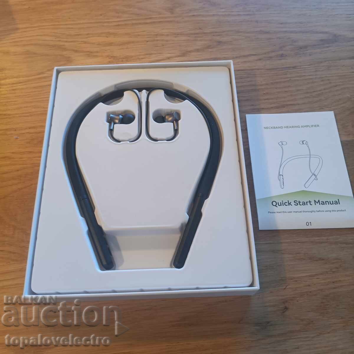 Livrarea NOI! Căști in-ear fără fir cu bandă pentru gât – reducere zgomot