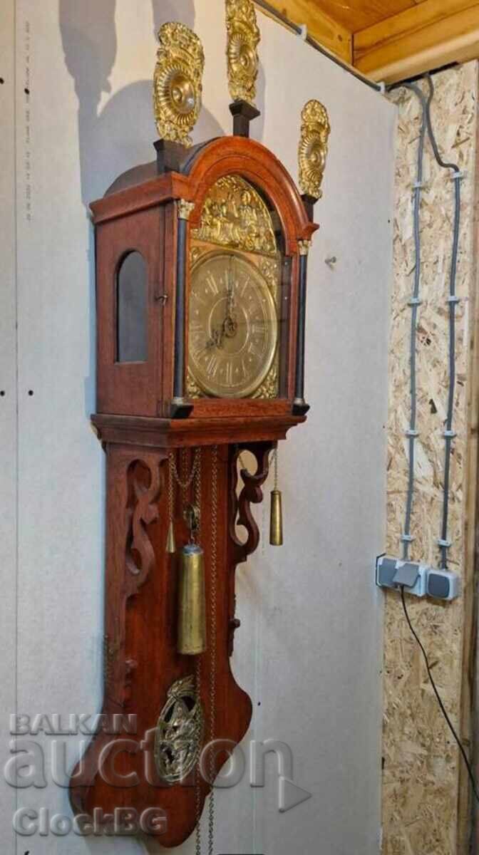 Auction  Frisian wall clock 1899