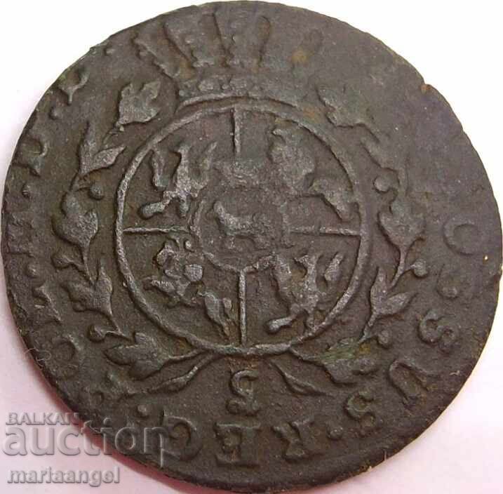 1 grosz 1768 Polonia Cracovia Poniatowski - rar! - 6