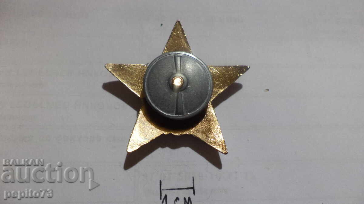 Insignă piept, stea roșie - 5