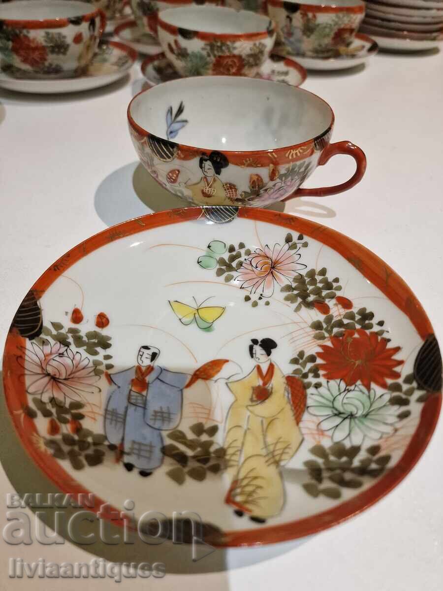 Cești și farfurii din porțelan japonez Mikado ca noi, set complet cu preț € 120.00 | 234.70 BGN