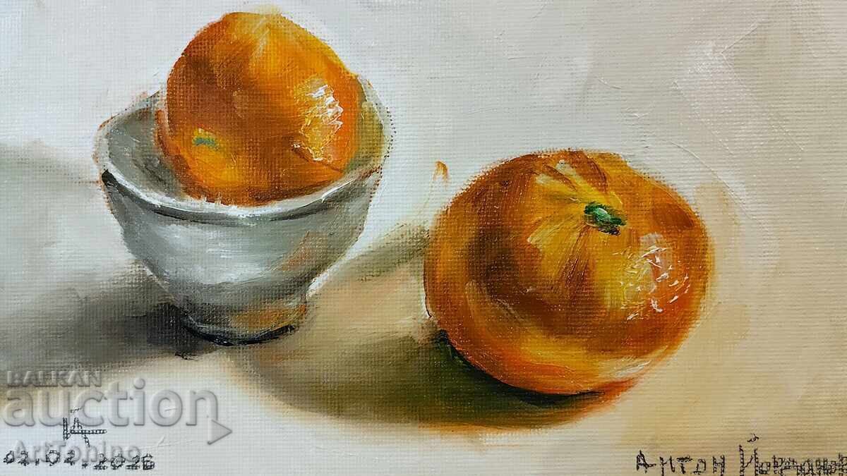 Licitație Tablou în ulei original - Natură statică - Anton Yordanov