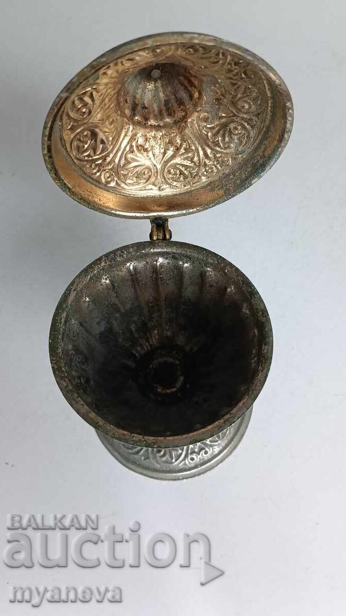 Vechi cădelniță de bronz, tămâiernic - 6