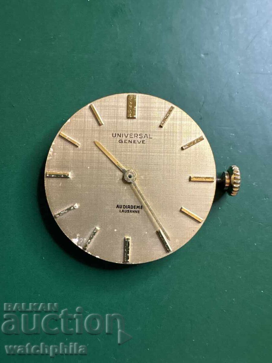 Universal Geneve σπάνιος μηχανισμός ανδρικού ρολογιού. Λειτουργεί
