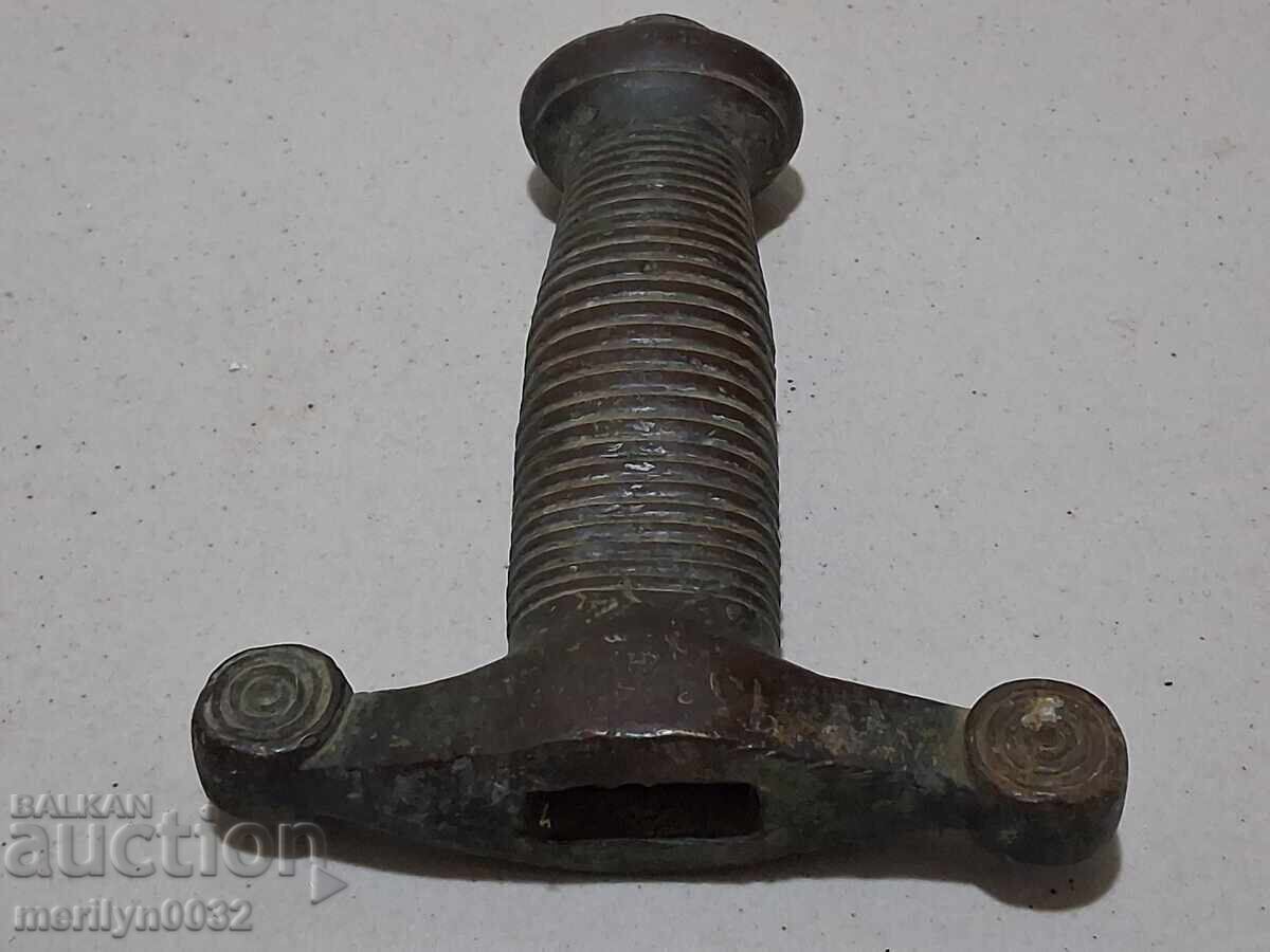 Livrarea Mâner de bronz de la iatagan rusesc RTOW sabie cuțit pumnal Livrarea Mâner de bronz de la iatagan rusesc RTOW sabie cuțit pumnal
